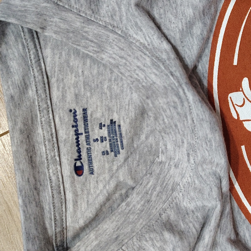 Champion Gray Longhorn Band Tee Ladies Size S - Picture 3 of 6